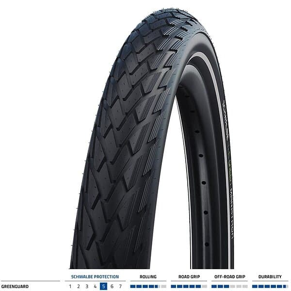 Schwalbe Hs620 Rigid Mtb Tyre Silver 26´´ 1,75