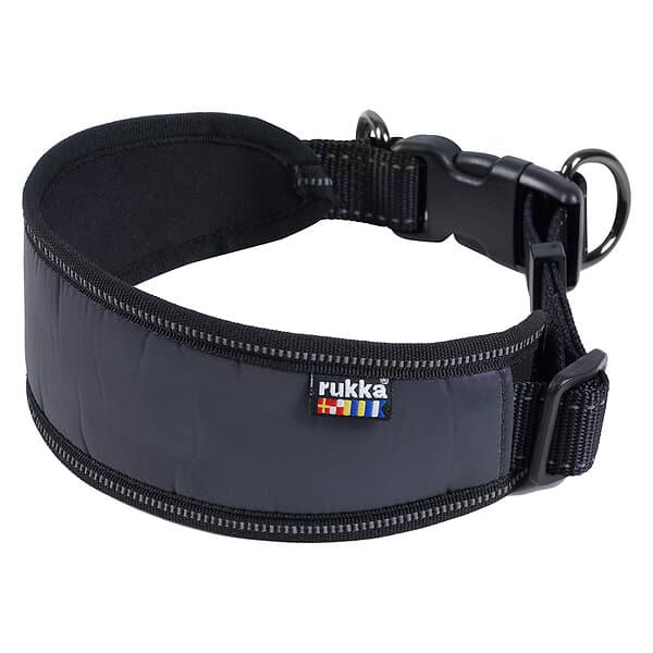 Rukka Luminous Soft Extra brett Hundhalsband med reflex (L)