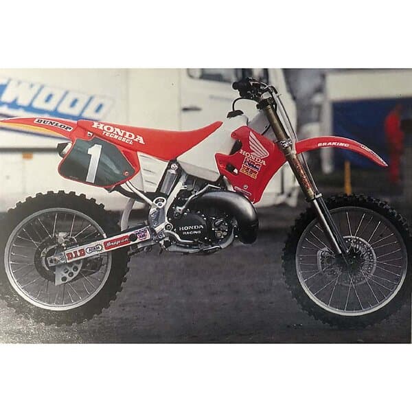 Honda Tecnosel Team Usa 92 11v01 Seat Cover Röd