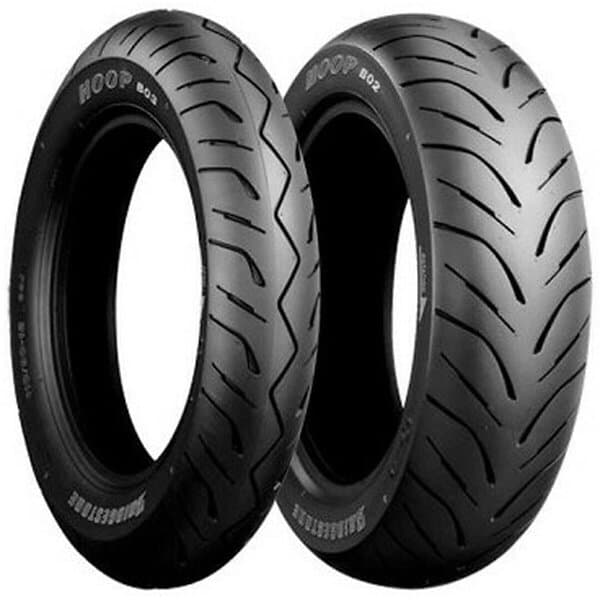 Bridgestone B02 66s Tl Scooter Rear Tire Silver 150 70 R14