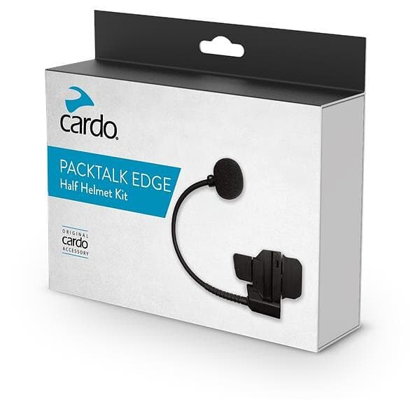 Cardo Packtalk Edge Audio Base With External Microphone For Open Face Helmet Svart