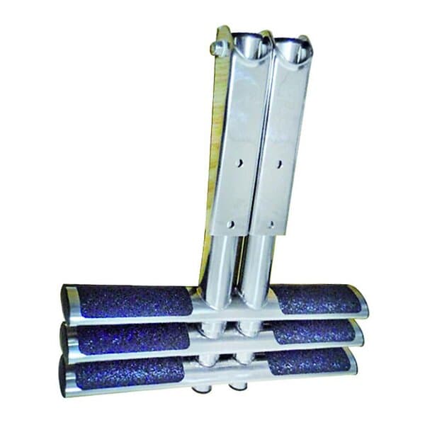 Oem Marine 3 Steps Stainless Steel Ladder Silver 39 x 35 cm