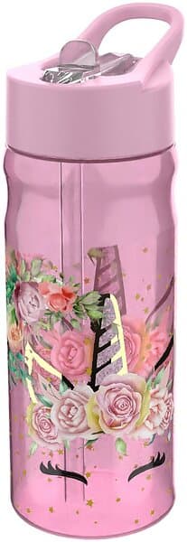 Valiant Unicorn Blommig Vattenflaska 500ml