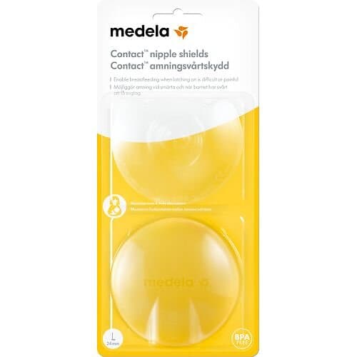 Medela Contact Amningsvårtskydd L 1 Par