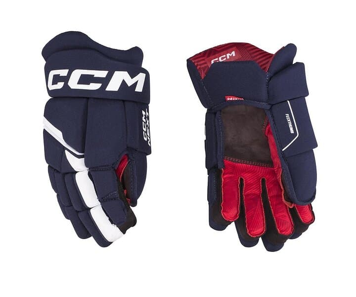 CCM Hockeyhandskar Next Yth Navy/White