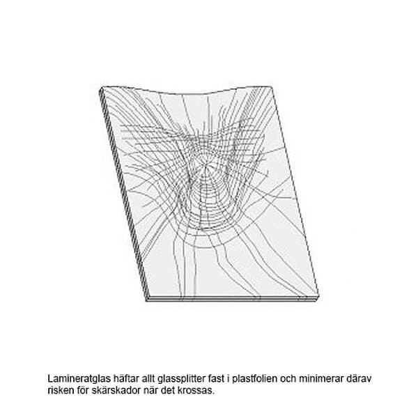 NorDan Tillval Tanum Laminerat Insida och Utsida Fönster Linochut210x70