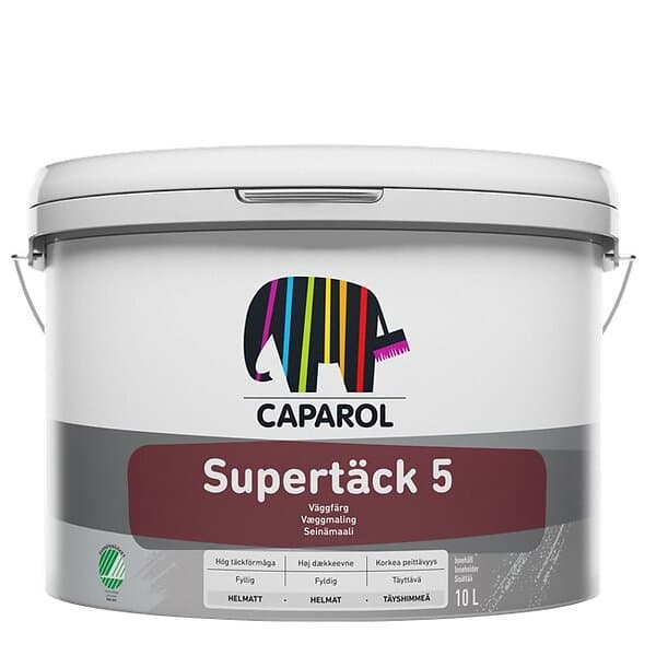Caparol Väggfärg Supertäck 5 (10L S0500-N)