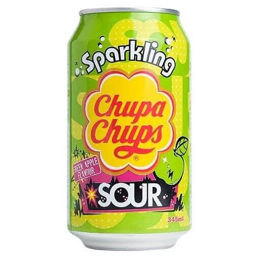 Chupa Chups Soda Sour Apple 345ml