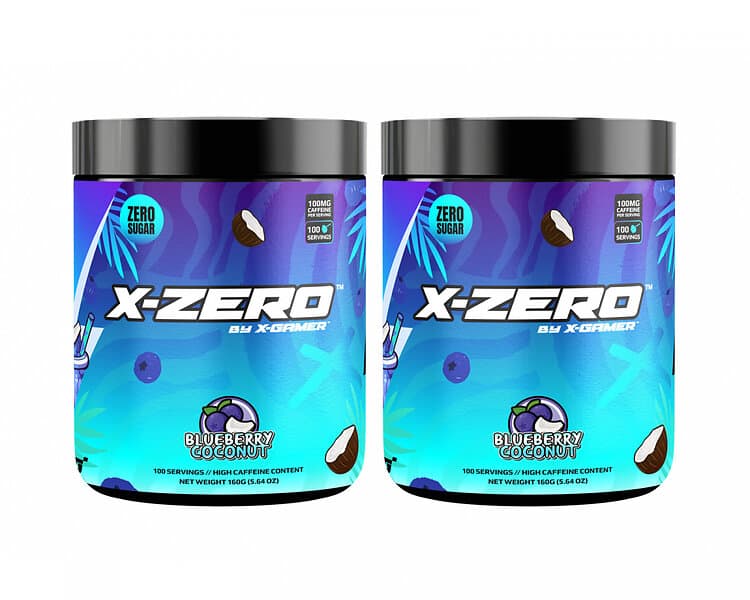 X-Gamer X-Zero Blueberry & Coconut 2 x 100 Serveringar