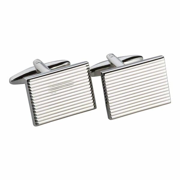 Nordahl Andersen Rodinerat Silver Manschettknappar 465286