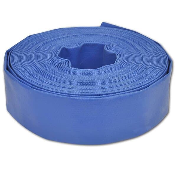 vidaXL Platt slang 50 m 1,5" PVC
