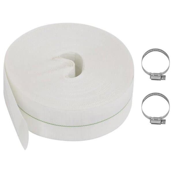 vidaXL Platt slang 25 m 2" PE