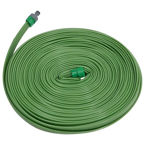 vidaXL Sprinklerslang 3 kanaler grön 15 m PVC