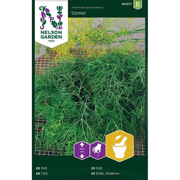 Nelson Garden Dill Como Fröer 11 m