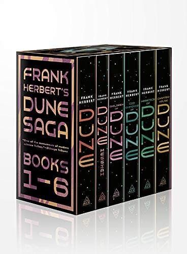 Frank Herbert's Dune Saga 6-Book Boxed Set: Dune, Dune Messiah, Children of Dune, God Emperor of Dune, Heretics of Dune, and Chapterhouse: D