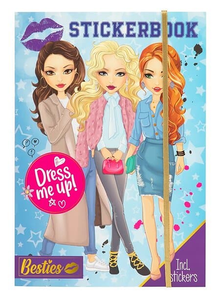 Besties Dress Me Up Klistermärkesbok A4