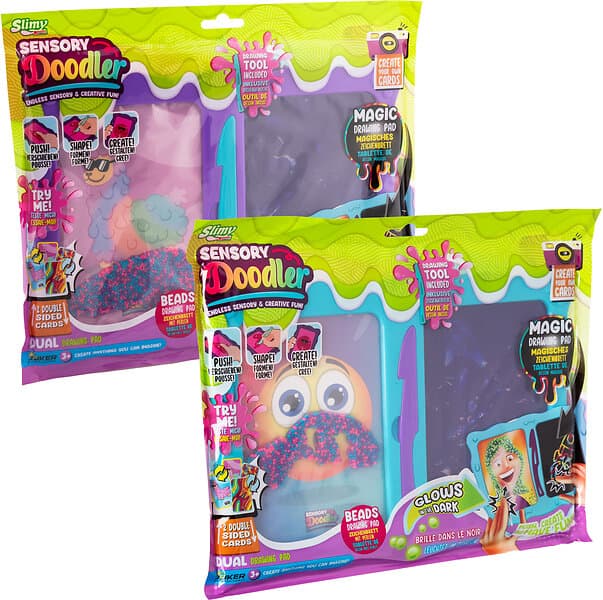 Slimy Sensory Doodler Dubbel Ritplatta Blandad