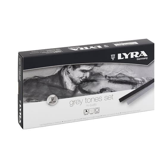 Lyra Polycr Soft Gråton 12-p