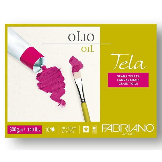 Fabriano Oljeblock Tela 300g 30x40cm