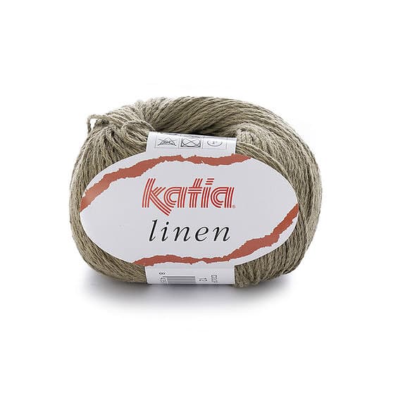 Katia Garn Linen 50g khaki