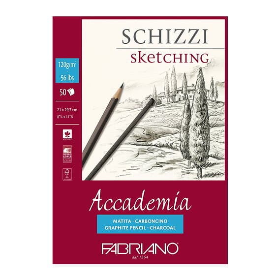 Fabriano Accademia Skissblock 120g A2