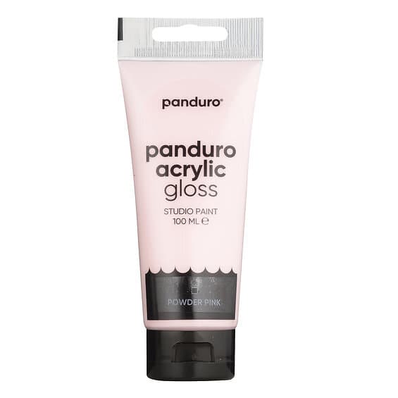 Panduro Acrylic akrylfärg, blank 100ml – Powder pink