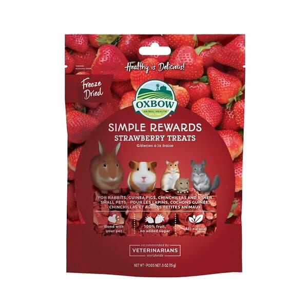 Simple Oxbow Rewards Strawberry Treats 15g