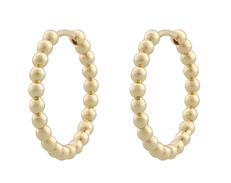 Snö Of Sweden Arizona 25mm guld hoops 1267-6500 257-ONE