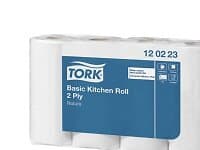 TORK Köksrulle Basic 2-lagig 25,8 m ark 14cm x 20,6 cm,8 pk x 4rl/krt