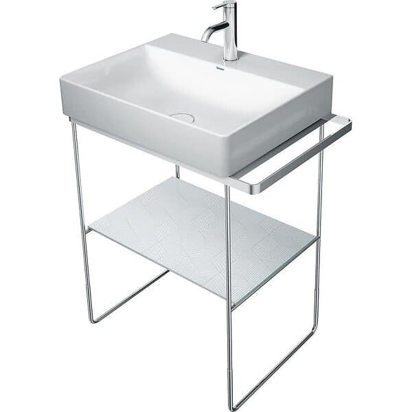 Duravit Benställning DuraSquare Golvstående till Tvättställ 600 mm krom golvstående 0031011000