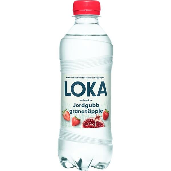 Loka Jordgubb/Granatäpple 33cl Flaska inkl pant
