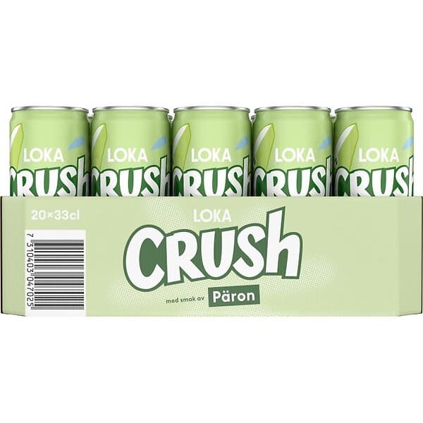 Loka Crush Päron 20x33cl inkl pant