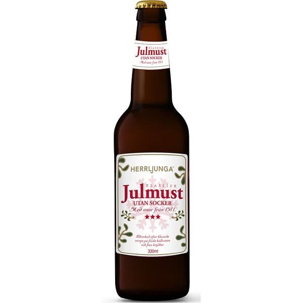 Herrljunga Julmust utan tillsatt Socker 33cl