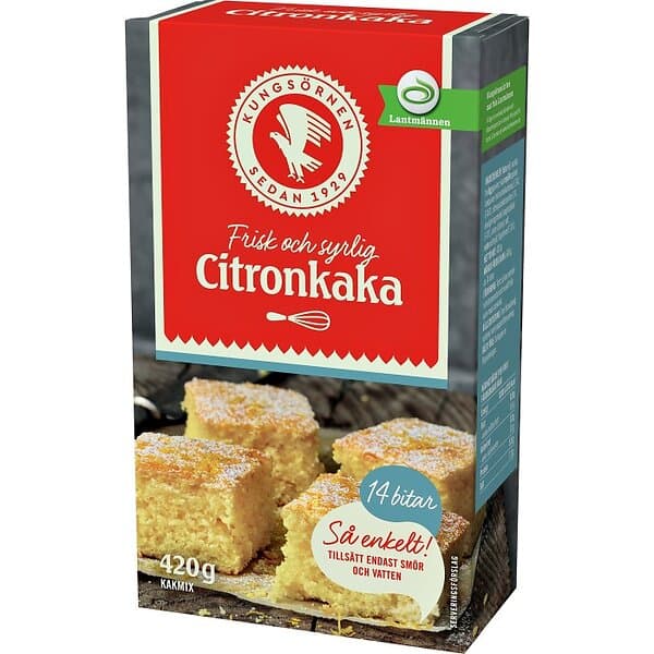 Kungsörnen Kakmix Citronkaka 420g