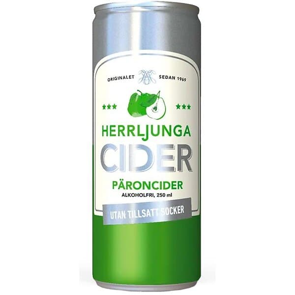 Herrljunga Cider Päroncider utan tillsatt Socker 33cl