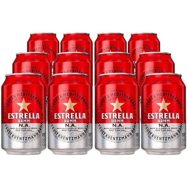 Estrella Damm 0,0% 24x33cl inkl pant