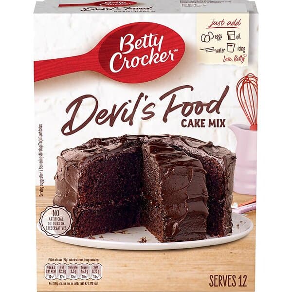 Betty Crocker Devil`s Food Kakmix 425g