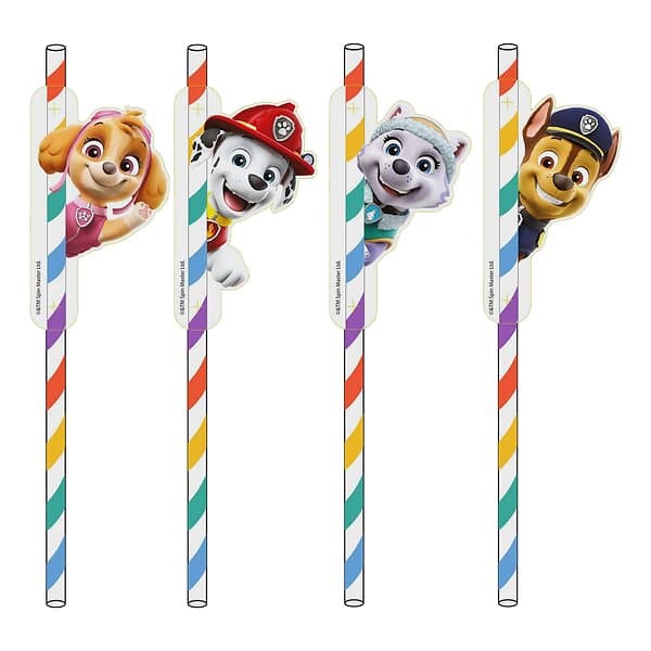 Amscan Papperssugrör 8-pack