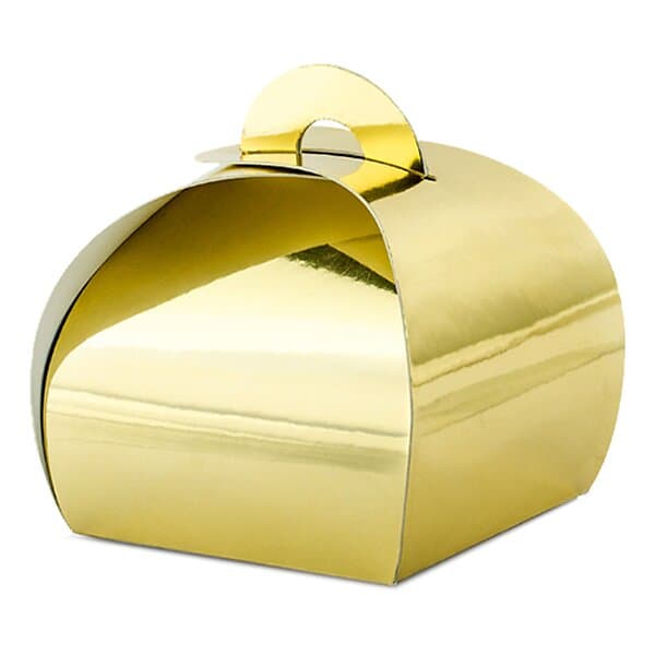 PartyDeco Presentbox Guld 10-pack