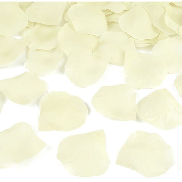 PartyDeco Rosenblad Créme 100-pack