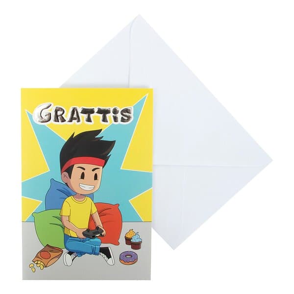 Hedlundgruppen Gratulationskort Yumi & Tomu Tomu Spelar
