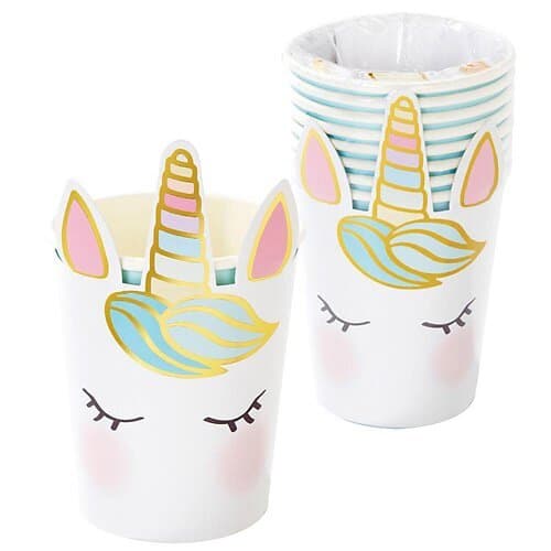 Talking Tables Pappersmuggar Love Unicorns 8-pack