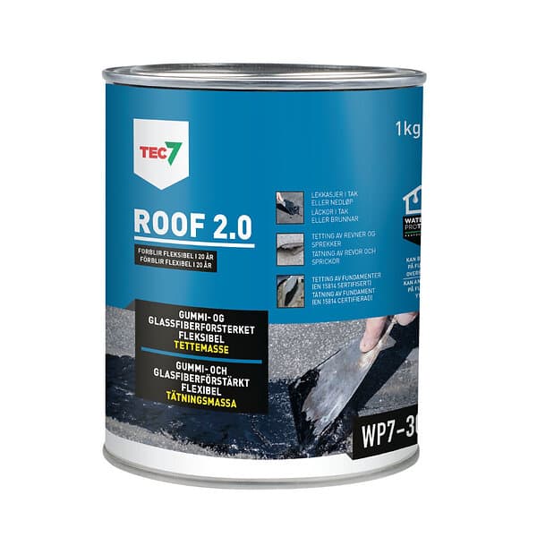 Tec7 Roof7 Gummiasfalt 2,0 Glasfiber 1kg