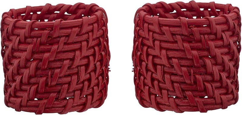 Svanefors Zoe servettring Röd 5 x 4 cm (2-pack)