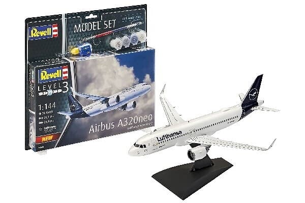 Revell 1:144 Model Set Airbus A320 Neo 'Lufthansa