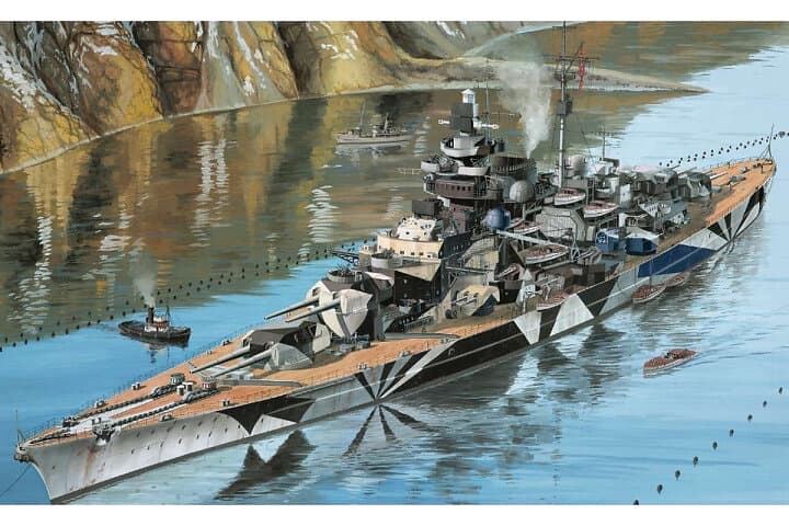 Revell German Battleship WWII Tirpitz 1:350