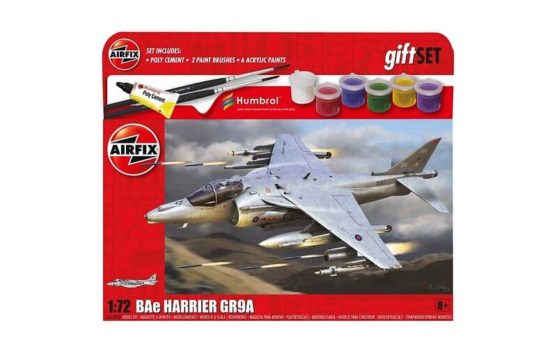 Airfix BAE Harrier GR.9A, 1:72 hanging gift set
