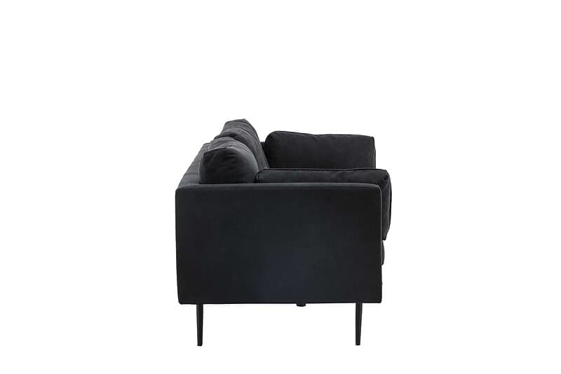 Venture Design Boom 3-sitssoffa Svart 203 x 86 cm