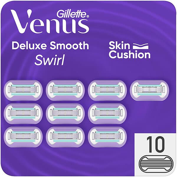 Deluxe Venus Smooth Swirl rakblad 10 st