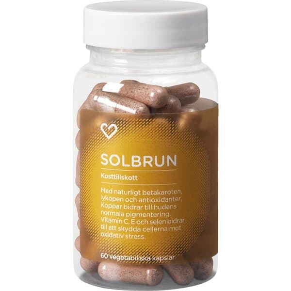 Hjärtats Solbrun Kapsel 60st